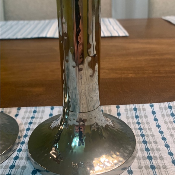 Vintage Hammered Candlesticks - Picture 6 of 7